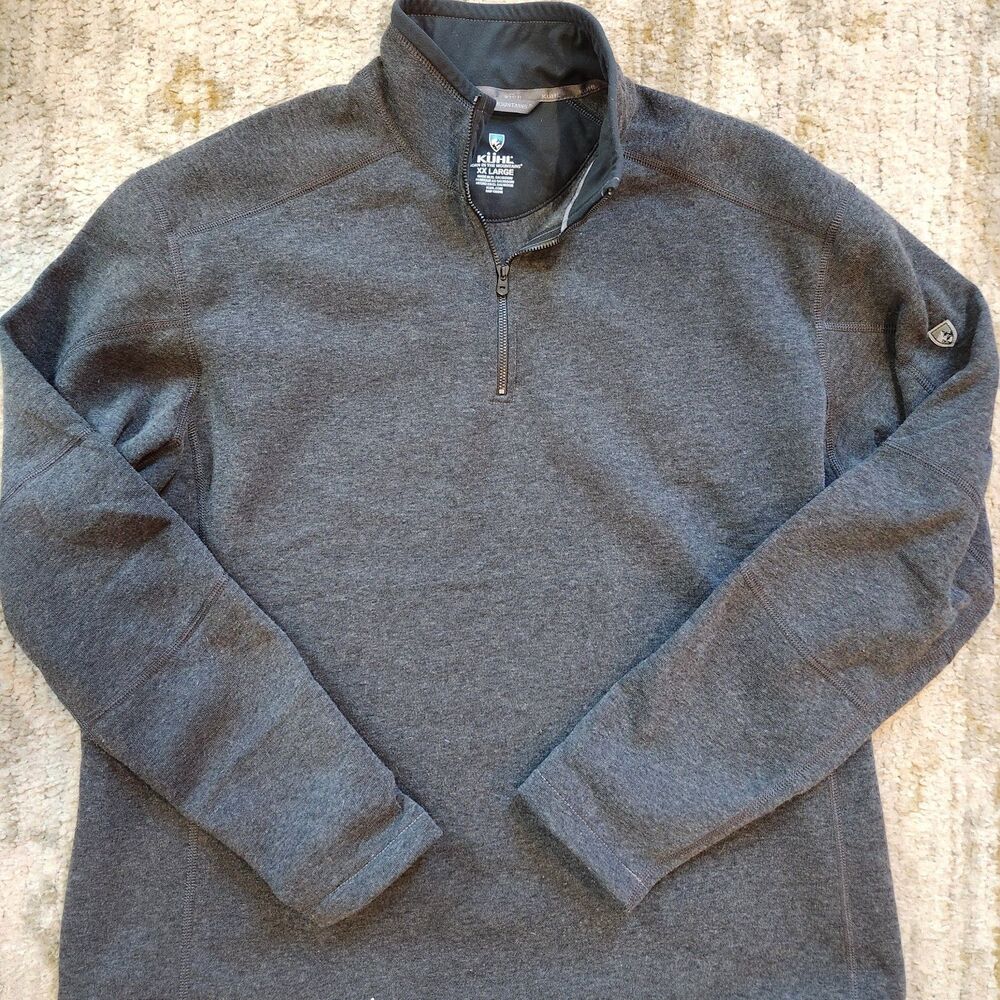 Men's KUHL XXL Pullover Gray Excellent Condition
